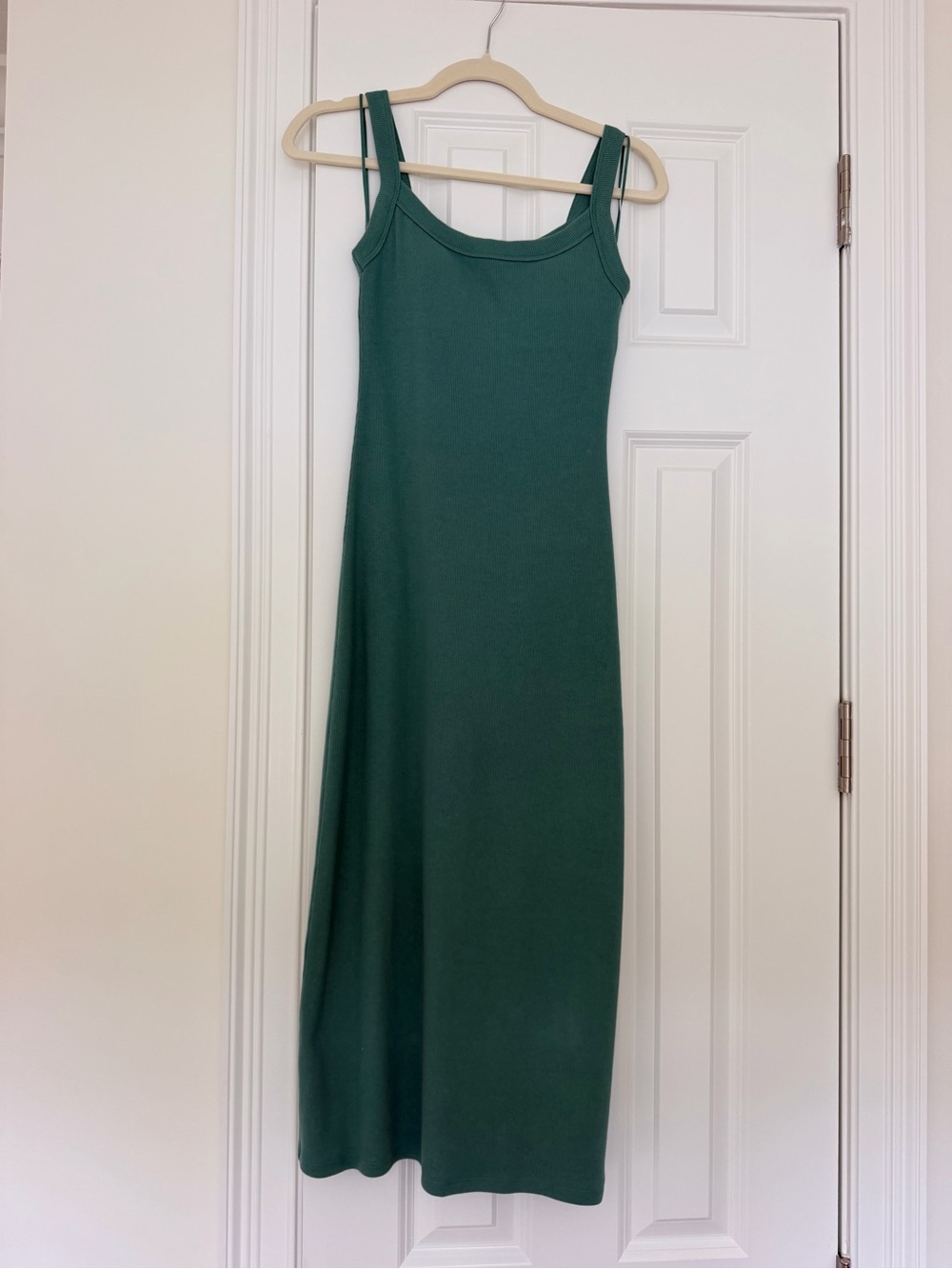 Abercrombie & Fitch Deep Emerald bra free Tank Maxi Dress size XSP